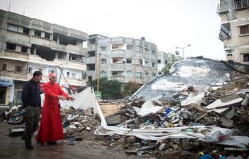 Cardinal’s first visit to Gaza: Dramatic, traumatic, shocking