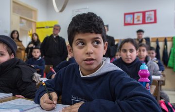 Canadian Bishop comments on his visit to schools in the Holy Land